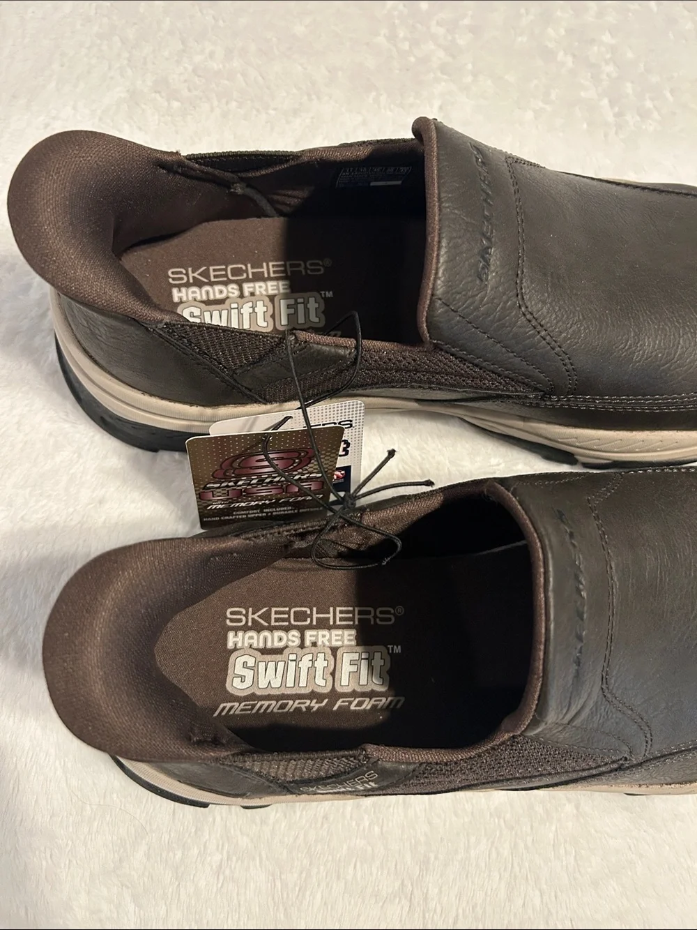Skechers Men’s hands free swift fit Izaiah slip on Sneakers loafers SZ 11